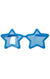 Novelty Jumbo Blue Star Sunglasses Costume Accessory - main image