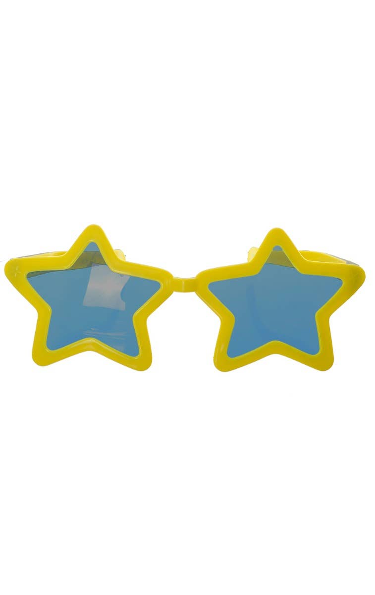 Novelty Giant Yellow Star Sunglasses Costume Accessory - main image