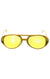 Novelty Gold Aviator Glasses Costume Accessory - main image