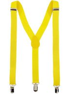 Basic Yellow Suspenders with Adjusters