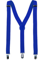 Basic Blue Suspenders with Adjusters