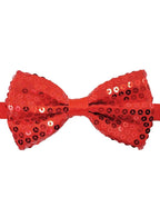 Red Sequin Bow Tie Costume Accessory