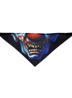 Image of Evil Clown Face Halloween Costume Bandanna - Main View