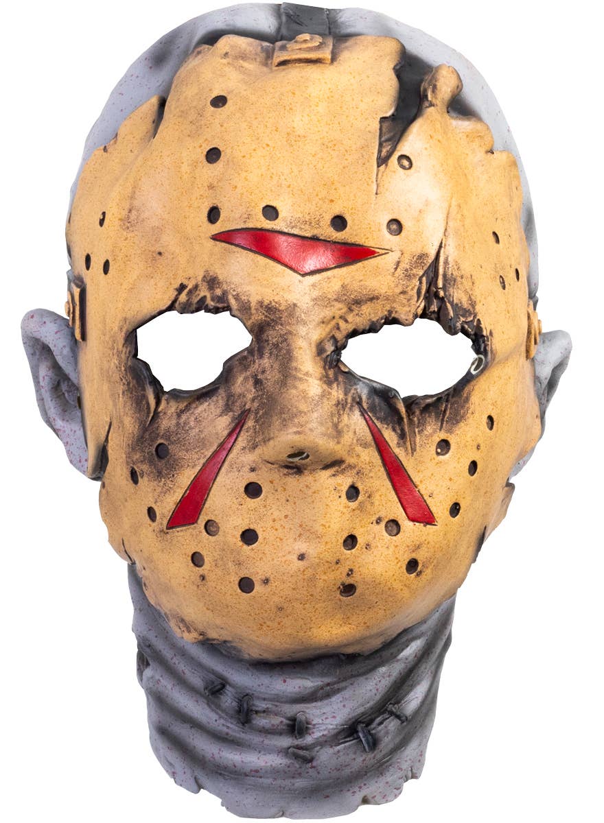 Full Head Jason Voorhees Head and Hockey Mask - Front Image