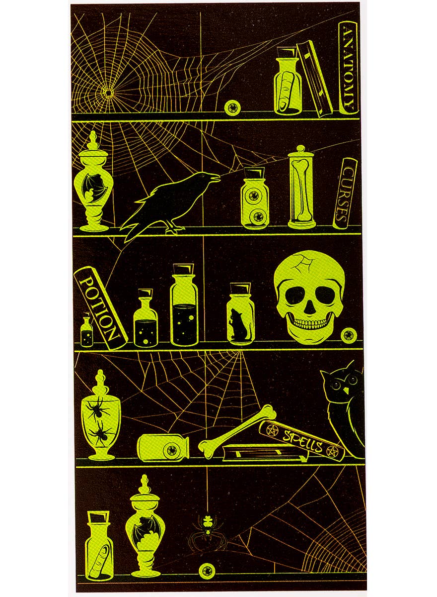 Large Glow in the Dark Halloween Door Cover - Main Image
