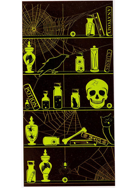 Large Glow in the Dark Halloween Door Cover - Main Image