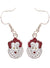 Horror Movie Pennywise Halloween Earrings