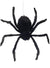 Hanging Hairy Black Spider Halloween Decoration with Movement and Lights - Main Image