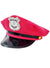 Adults Neon Pink Police Officer Costume Hat