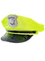 Adults Neon Yellow Police Officer Costume Hat