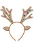 Gold Reindeer Antlers Christmas Headband with Bells