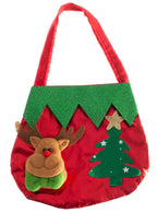 Image of Novelty Reindeer and Tree Christmas Handbag