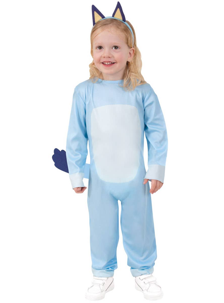 Image of Deluxe Licensed Toddler Kid's Bluey Costume - Alternate Image