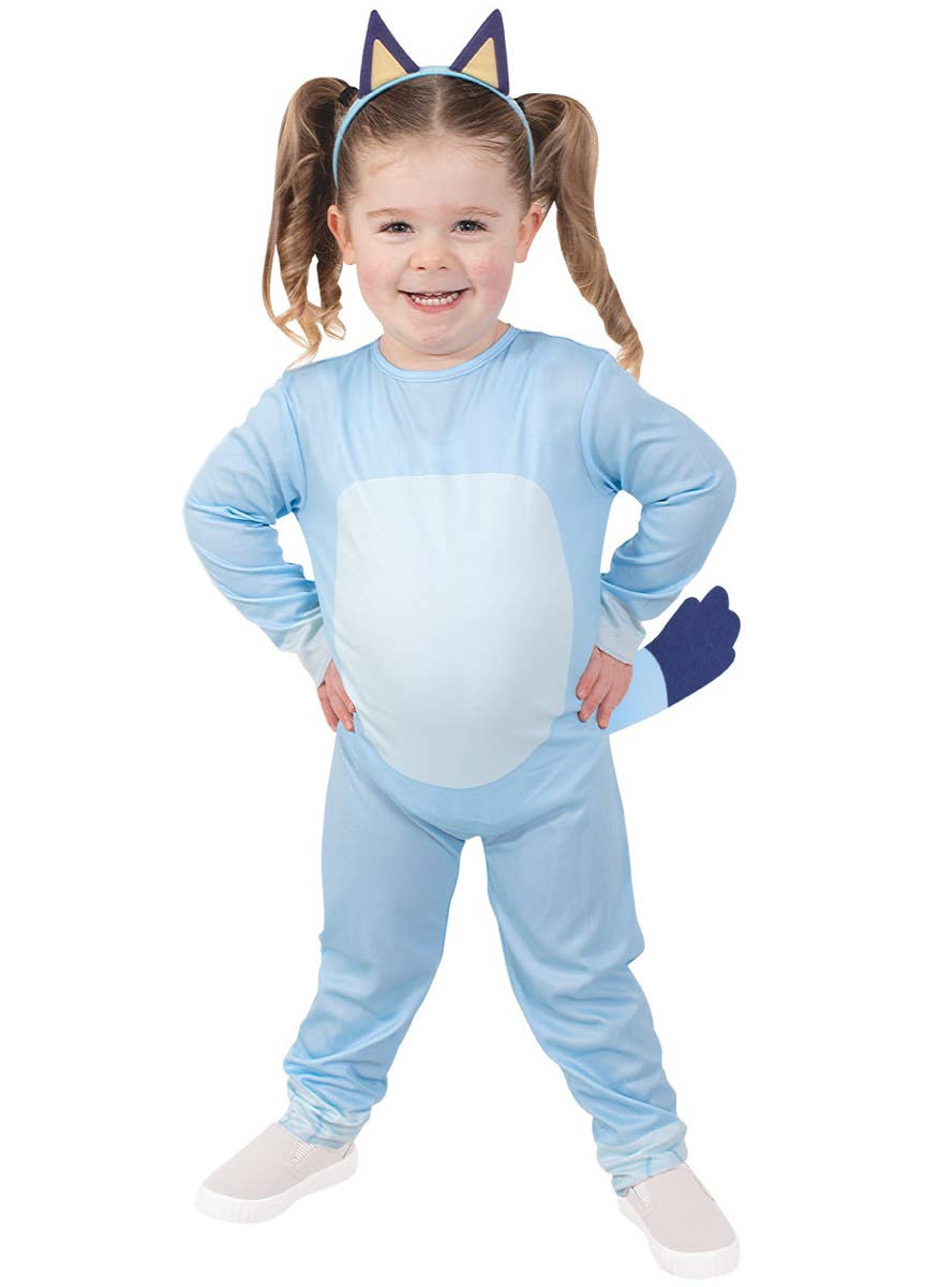 Image of Deluxe Licensed Toddler Kid's Bluey Costume - Main Image