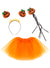 Image of Pumpkin Cutie Orange 3 Piece Girls Halloween Tutu Set
