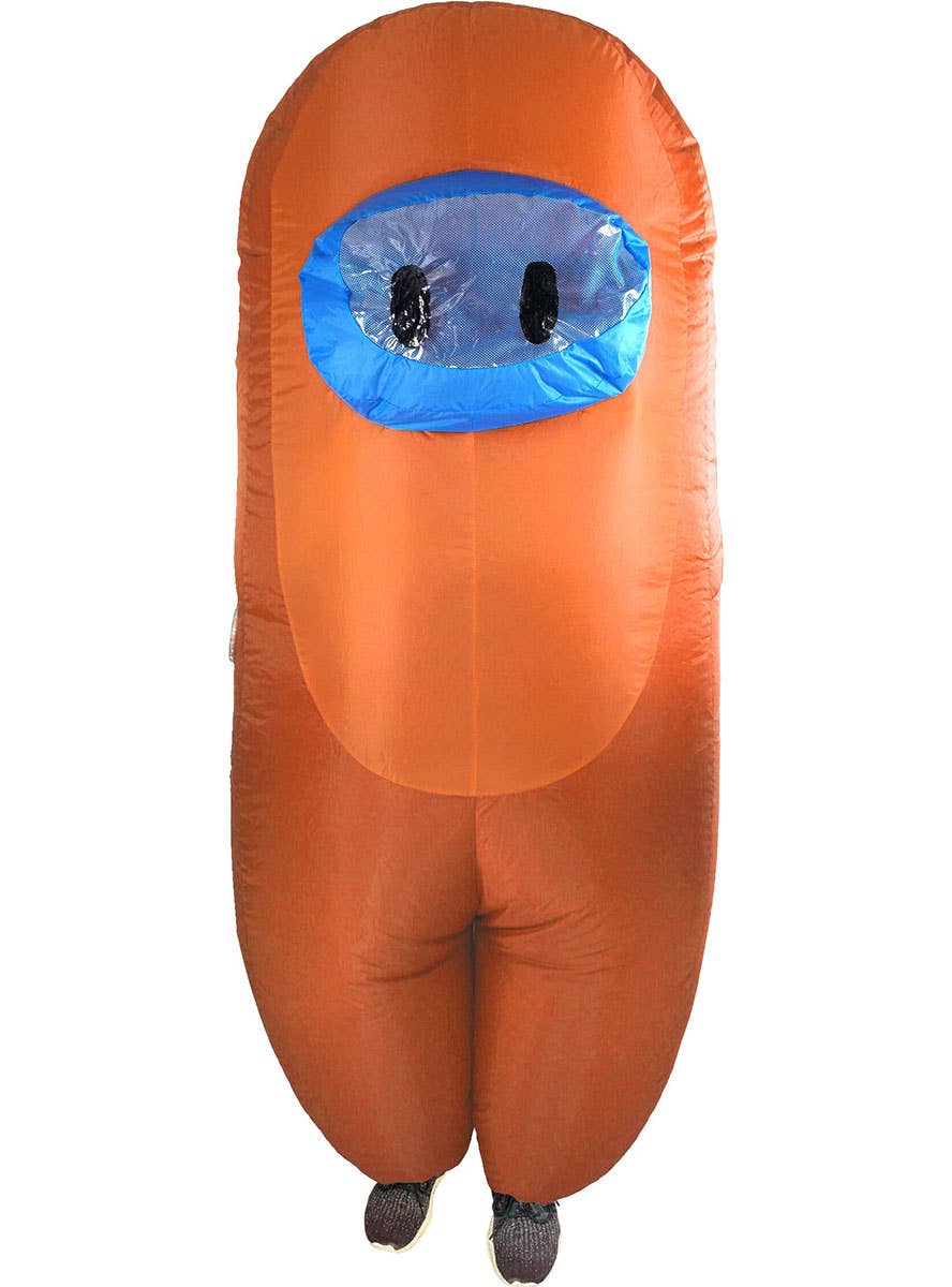 Image of Inflatable Adult's Orange SUS Crewmate Killer Costume