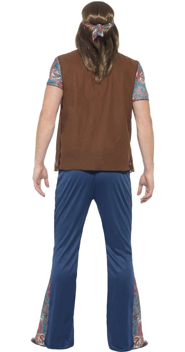 Men's Orion the Hippie Retro 60s Costume - Back Image