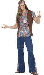 Men's Orion the Hippie Retro 60s Costume - Main Image