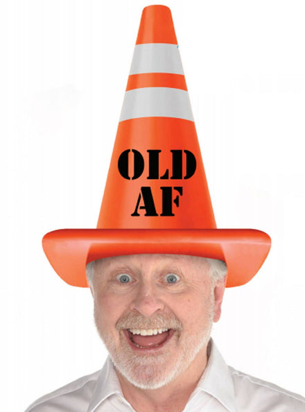 Image of Over The Hill Old AF Cone Party Hat