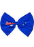 Image of Jumbo Blue Satin Australian Flag Bow Tie