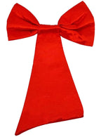 Image of Asymmetrical Plush Red Oversized Costume Neck Tie