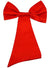 Image of Asymmetrical Plush Red Oversized Costume Neck Tie