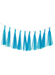 Image of Tiffany Blue 9 Pack 35cm Of Decorative Paper Tassels - Main Image