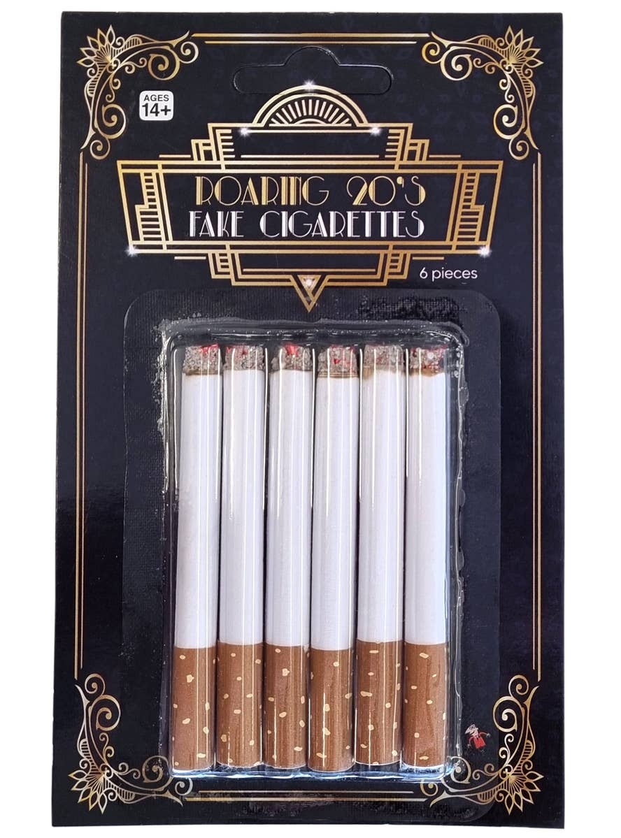 Image of Novelty Pack of 6 Fake Cigarettes Costume Accessory