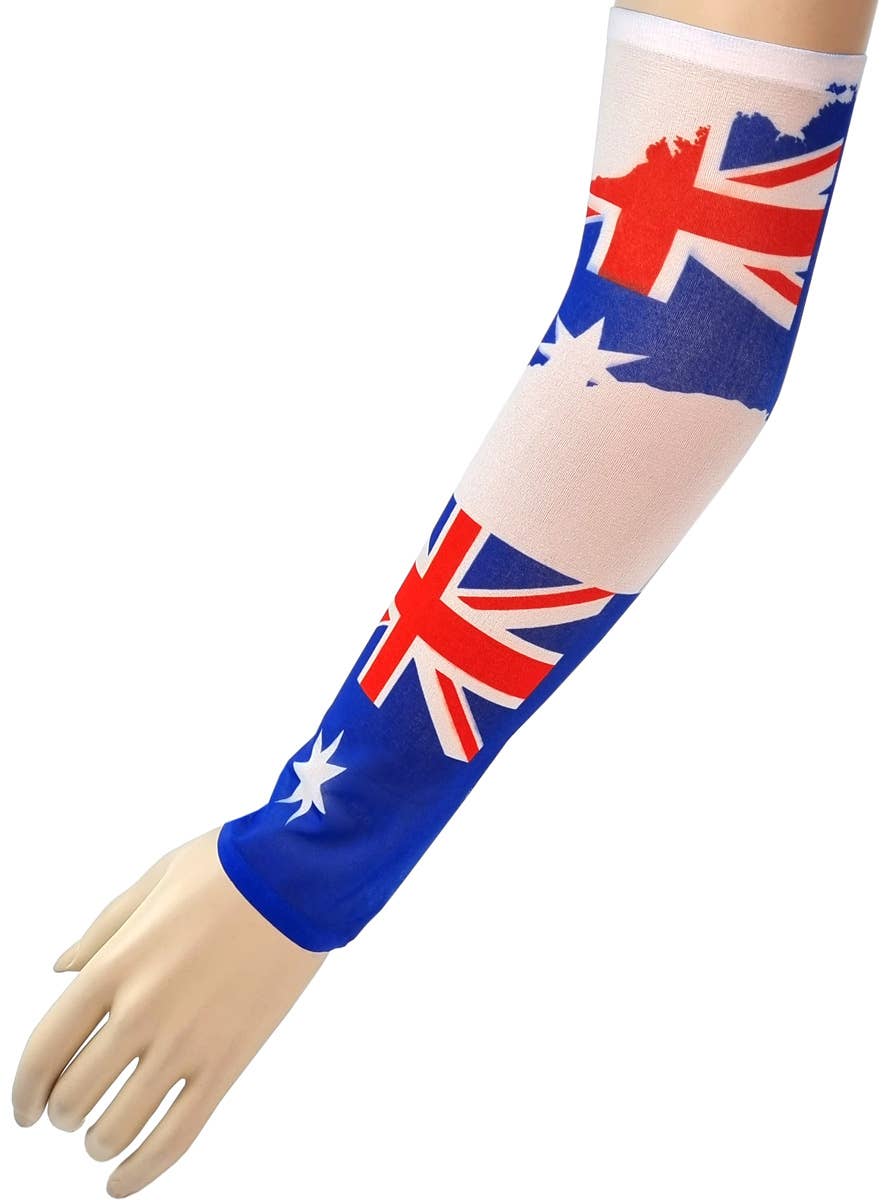 Image of Fake Aussie Flag Tattoo Sleeves Set of 2 - Main Image