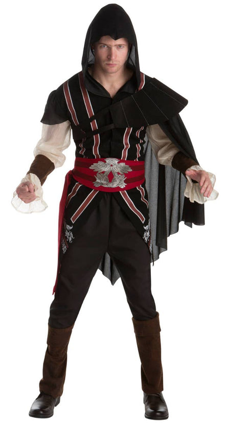 Men's Ezio Auditore Assassins Creed Fancy Dress Costume Main Image