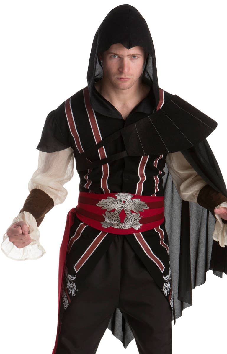 Men's Ezio Auditore Assassins Creed Fancy Dress Costume Zoom Image