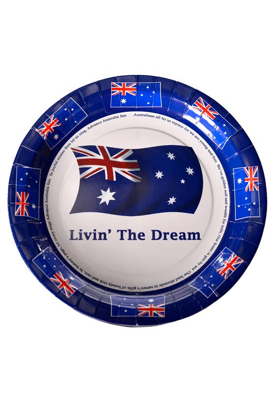 Australia Day Party Supplies Paper Plates - 10 Pack - Main Image