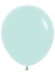 Image of Pastel Matte Green 6 Pack 45cm Latex Balloons 