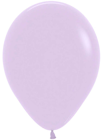Image of Pastel Matte Lilac Single Small 12cm Air Fill Latex Balloon