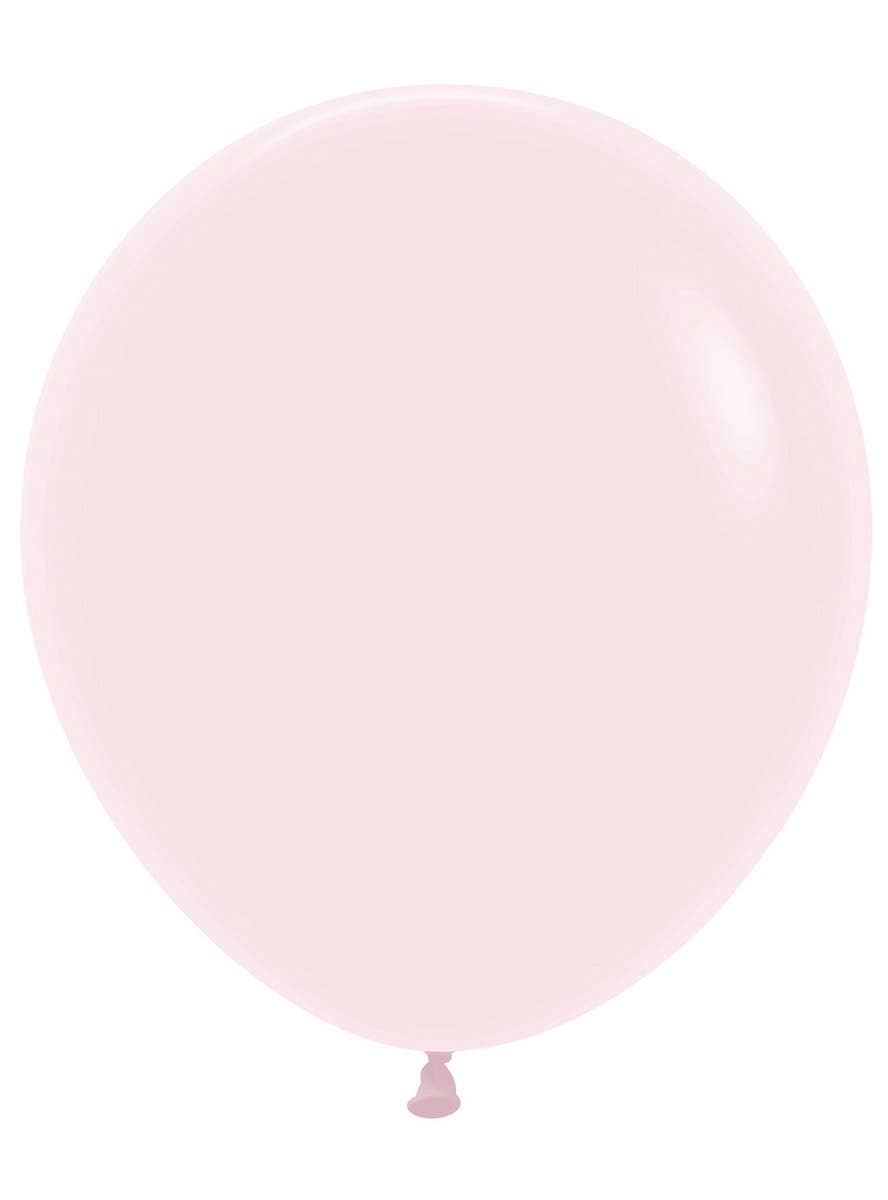 Image of Pastel Matte Pink 6 Pack 45cm Latex Balloons 