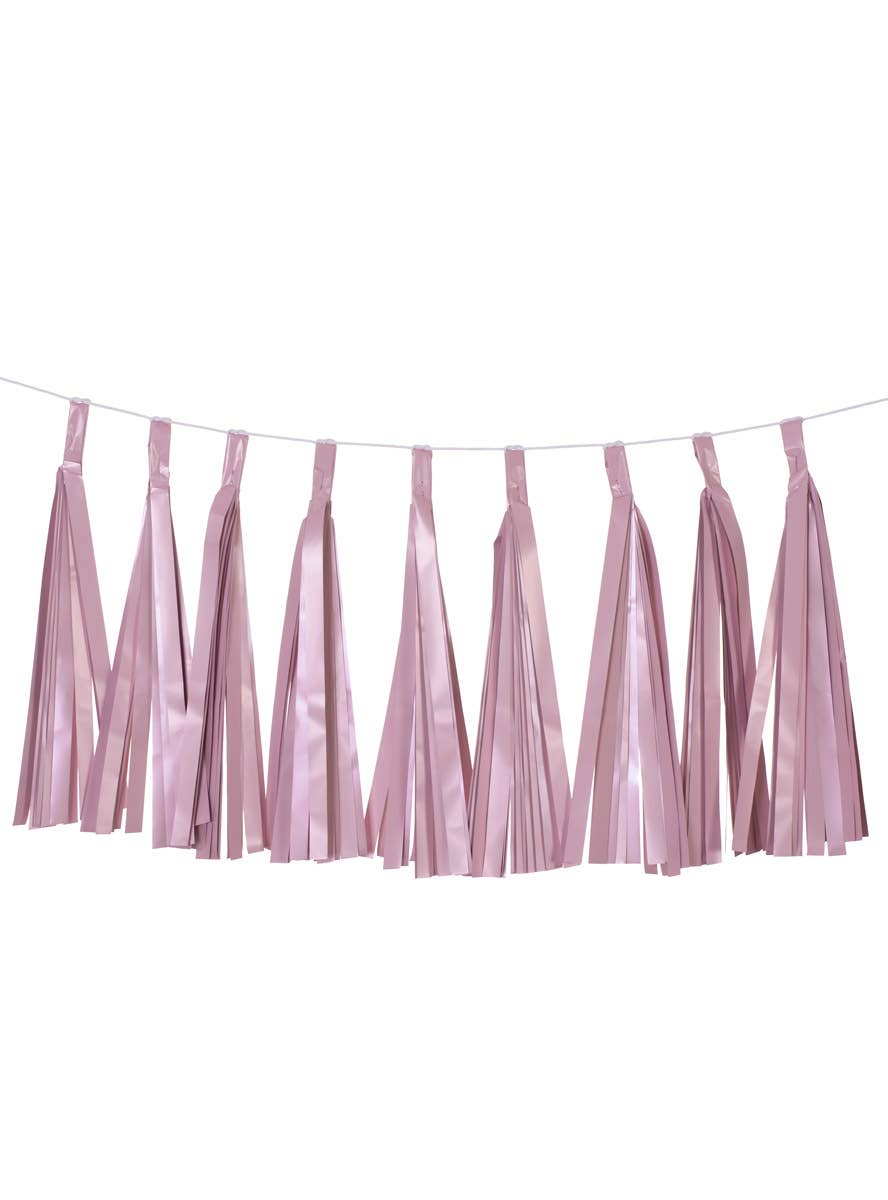 Image of Pastel Matte Pink 9 Pack 35cm Of Decorative Tassels - Main Image