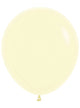 Image of Pastel Matte Yellow 6 Pack 45cm Latex Balloons