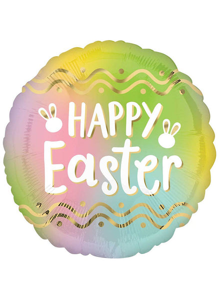 Image of Pastel Ombre 45cm Self Sealing Easter Foil Balloon