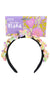 Rainbow Flower Hippie Headband Costume Accessory