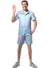 Image of Pastel Striped Beach Party Ken Doll Men's Costume - Full View