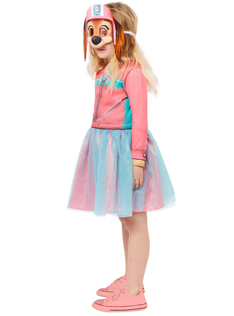 Image of Mighty Paw Patrol Movie Girls Liberty Costume - Side