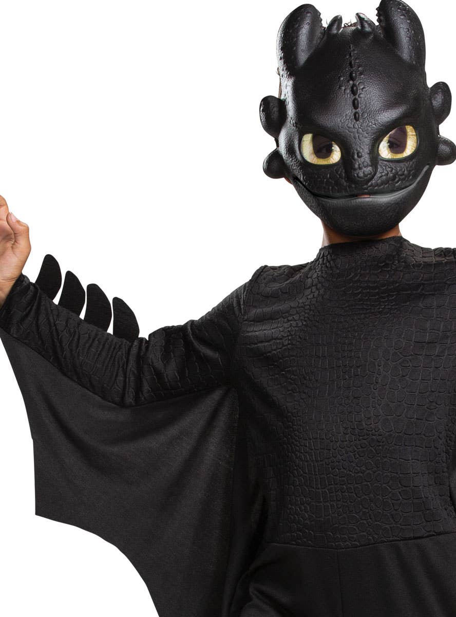 How To Train Your Dragon Toothless Dress Up Costume Close Up Image