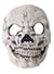 White and Black Latex Scary Skull Halloween Mask 