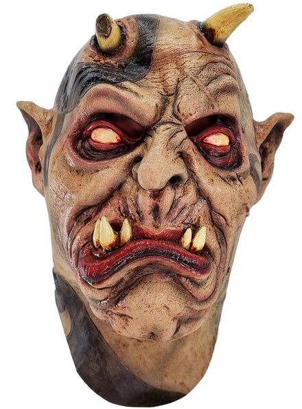 Orc Look Deluxe Full Head Latex Costume Mask - Main Image