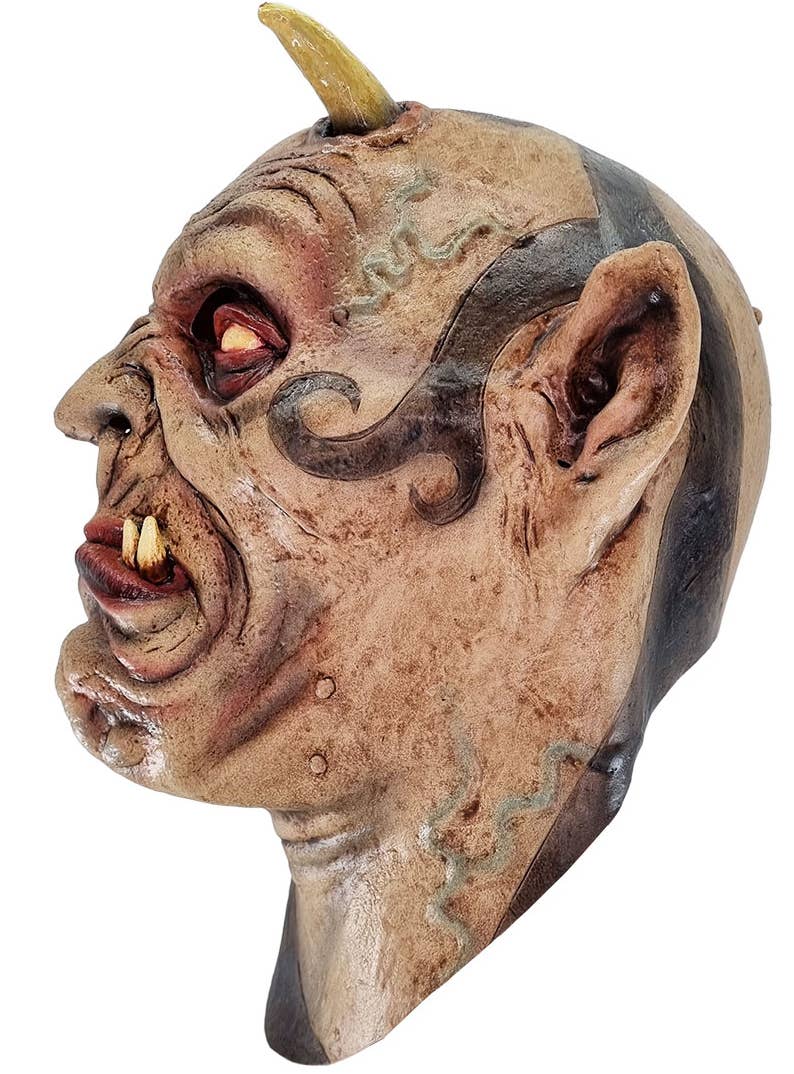 Orc Look Deluxe Full Head Latex Costume Mask - Alternate Image 2