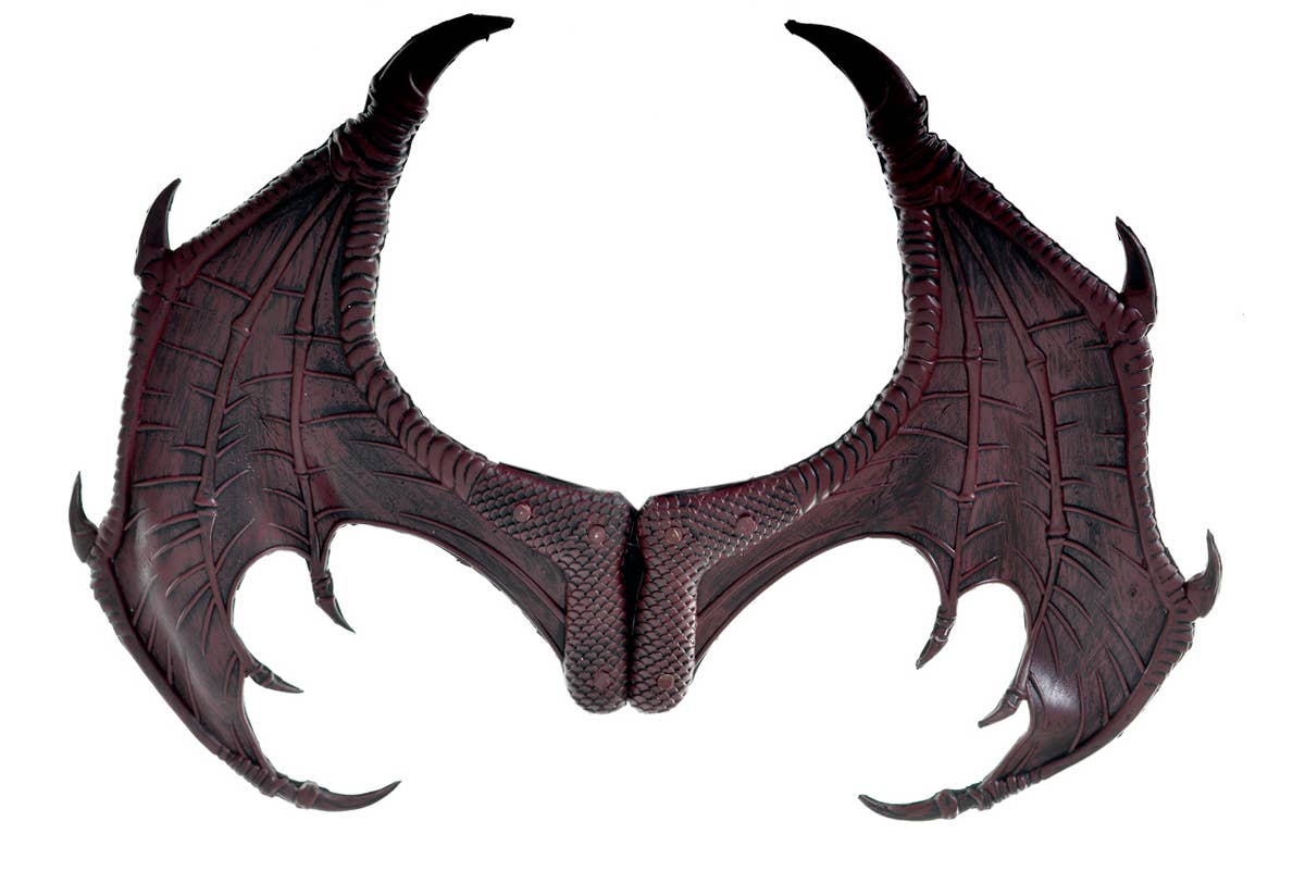 Purple Deluxe Dragon Wings, Tail and Mask Costume Accessory Set  - Wings Image