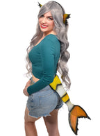 Clownfish Design Mermaid Tail and Gills on Headband Costume Accessory Set - Model View 1