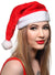 Fluffy Red and White Christmas Santa Hat