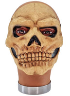 Latex Aged Look Skull Face Halloween Costume Mask