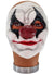 Red Black and White Evil Clown Latex Costume Mask